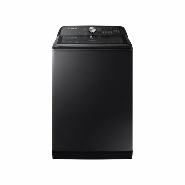 Almo Smart 5.1 cu. ft. Top Load Washer with ActiveWave Agitator and Super Speed Wash in Brushed Black WA51A5505AV